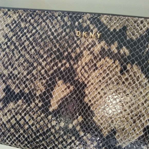 DKNY purse snakeskin handbag crossbody - Picture 5 of 8